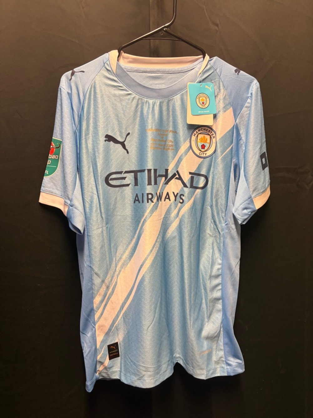 O’Reilly Carabao cup final Manchester City 2025-26 Home Jersey